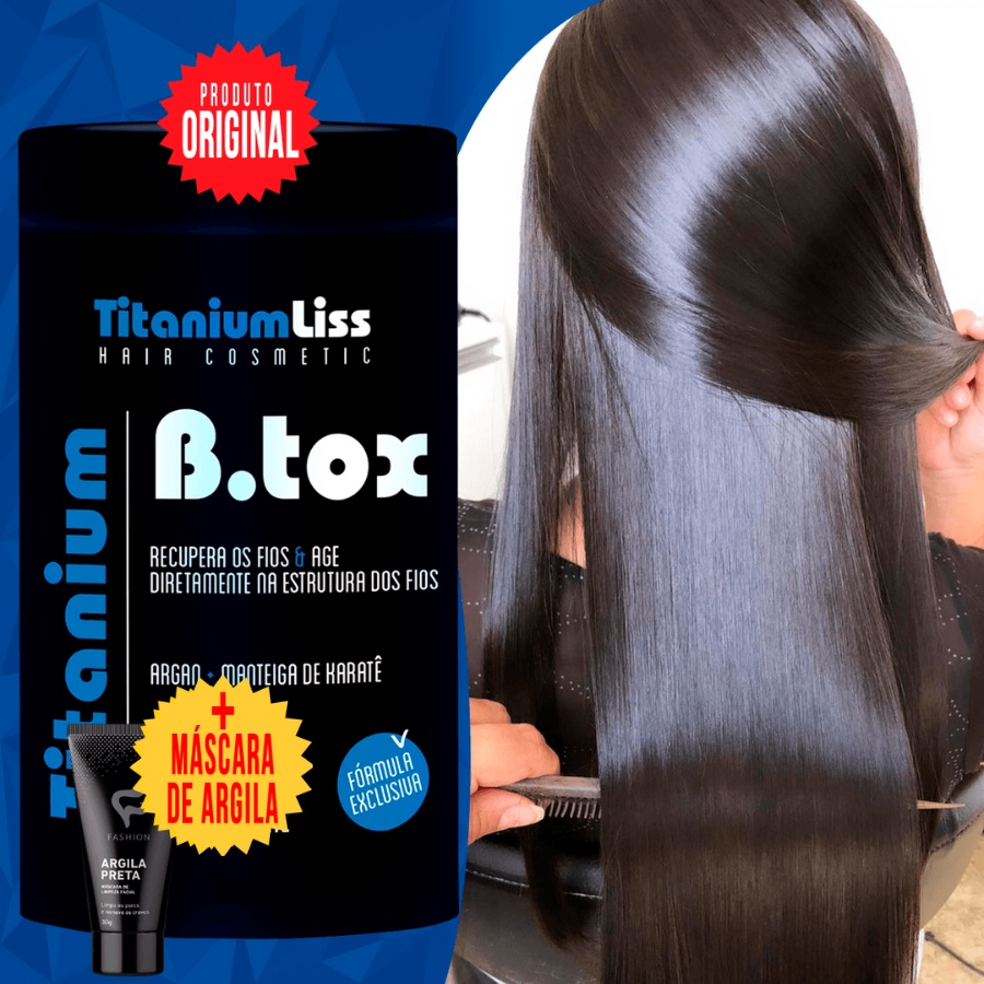 BBotox Capilar White Titanium Liss em Oferta na Shopee