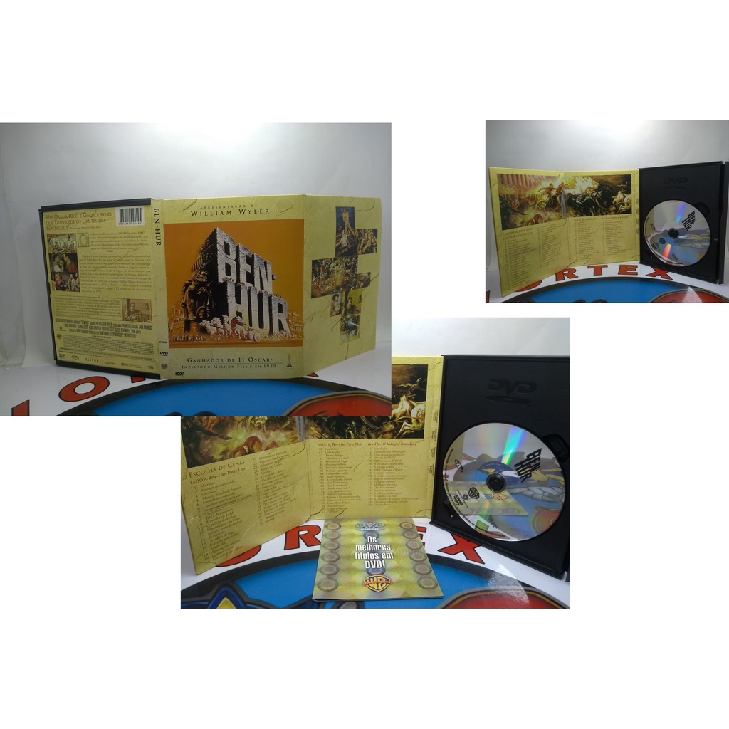 Ben-Hur CLASSIC DVD - Warner home video -vg w/ case- 2004 rarissimo