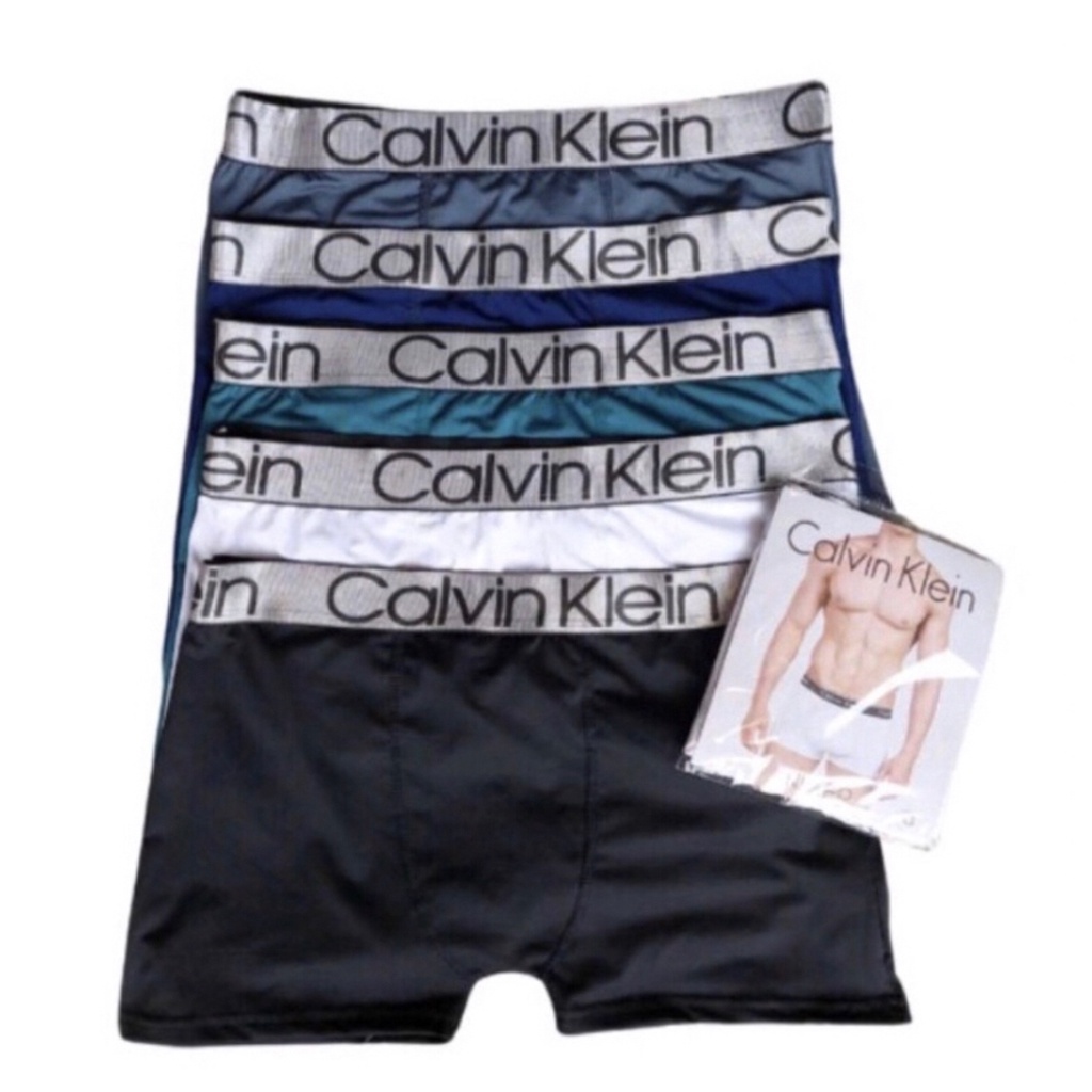 Kit 5 Cueca Box Boxer Masculino Lisa Cuecas Microfibra Adulto Atacado ...