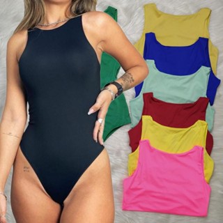 Body Regata Cavado Feminino Muitas Cores Disponíveis Verão 2023 Moda Feminina Mulher Bory em Suplex - RP Moda Feminina