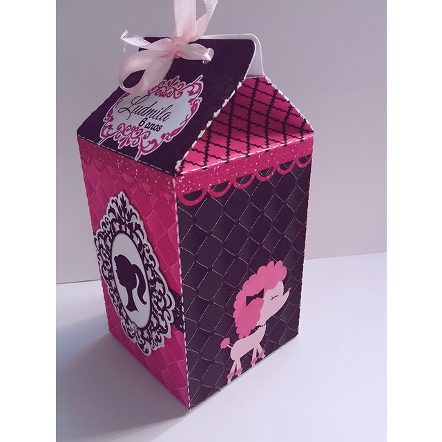 kit  30 mimos personalizados Caixinhas para Aniversario LEMBRANCINHA DE FESTA TEMA: BARBIE PARIS / cod.6 LEIA A DESCRIÇAO