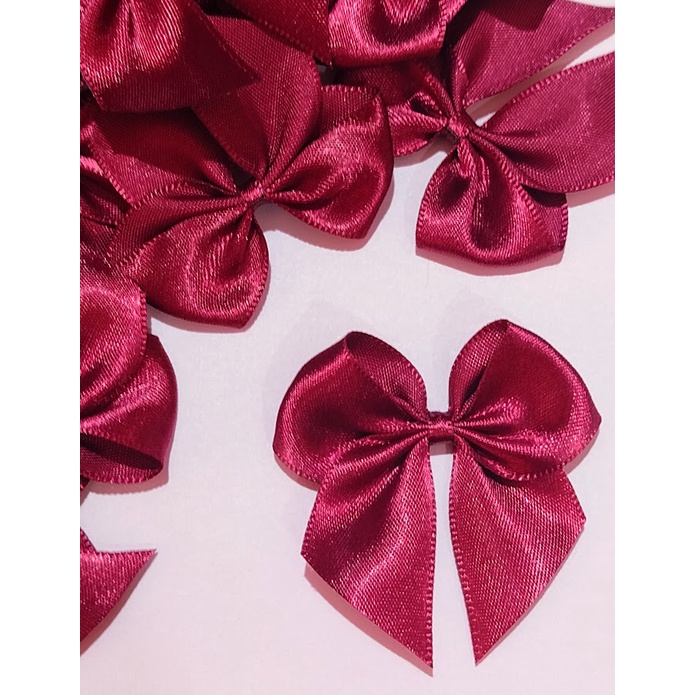 Laço Lacinho de Cetim Nº 5 5x5 cm - 50 Unidades - Personalizados, doces, caixas milk, Lembrancinhas em Oferta na Shopee