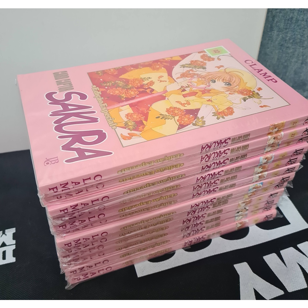 Mangá Sakura Card Captors Edição Colecionador Completo Vol. 1 ao Vol. 12
