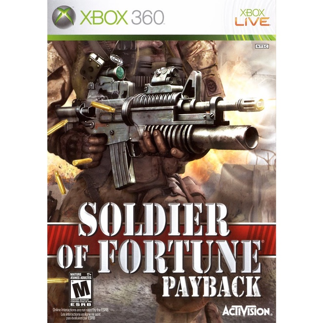 soldier of fortune payback xbox 360 - MIDIA FÍSICA