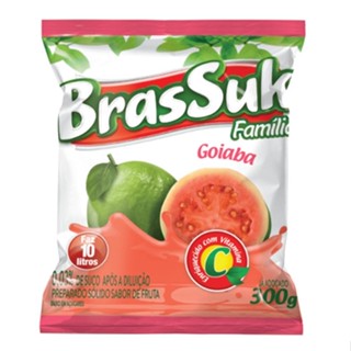 Refresco Em Pó Brassuk 300g Goiaba