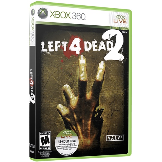 Left 4 Dead 2 para Xbox 360 Lt com capa