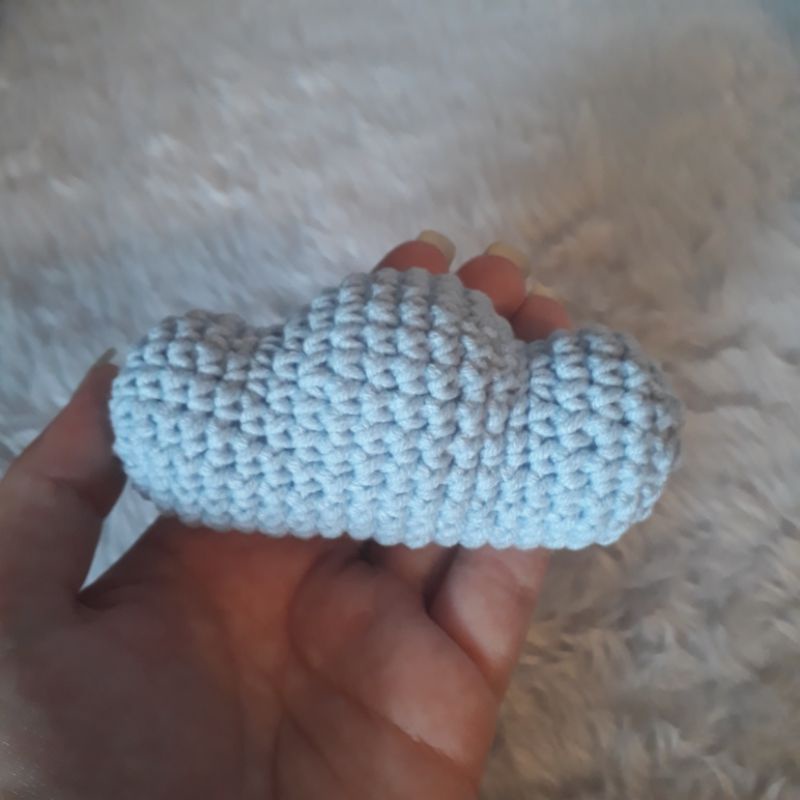 Nuvem em amigurumi de 10cm