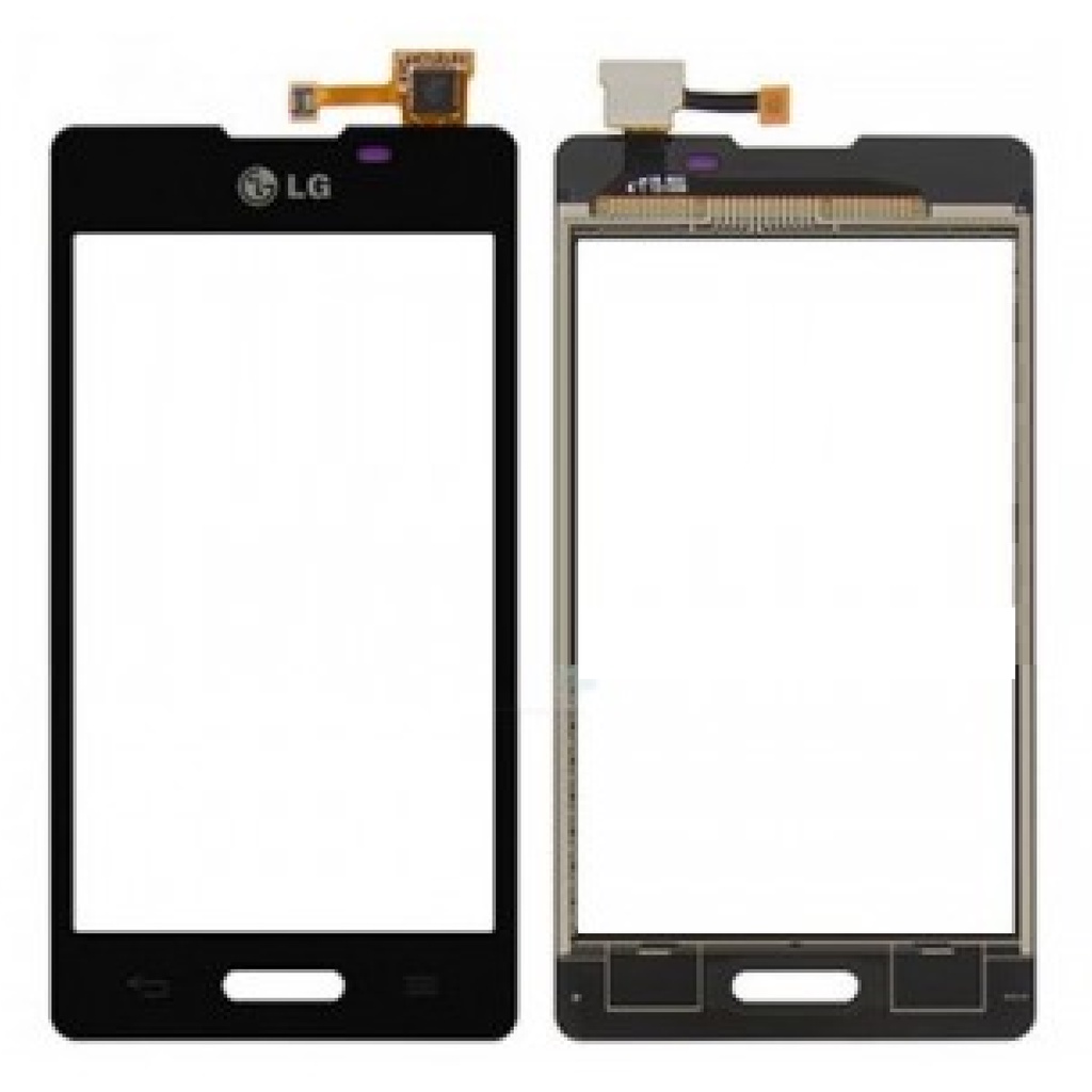 Peça Tela Vidro Touch compatível com LG Optimus L5 II E460 / E450 - Preto