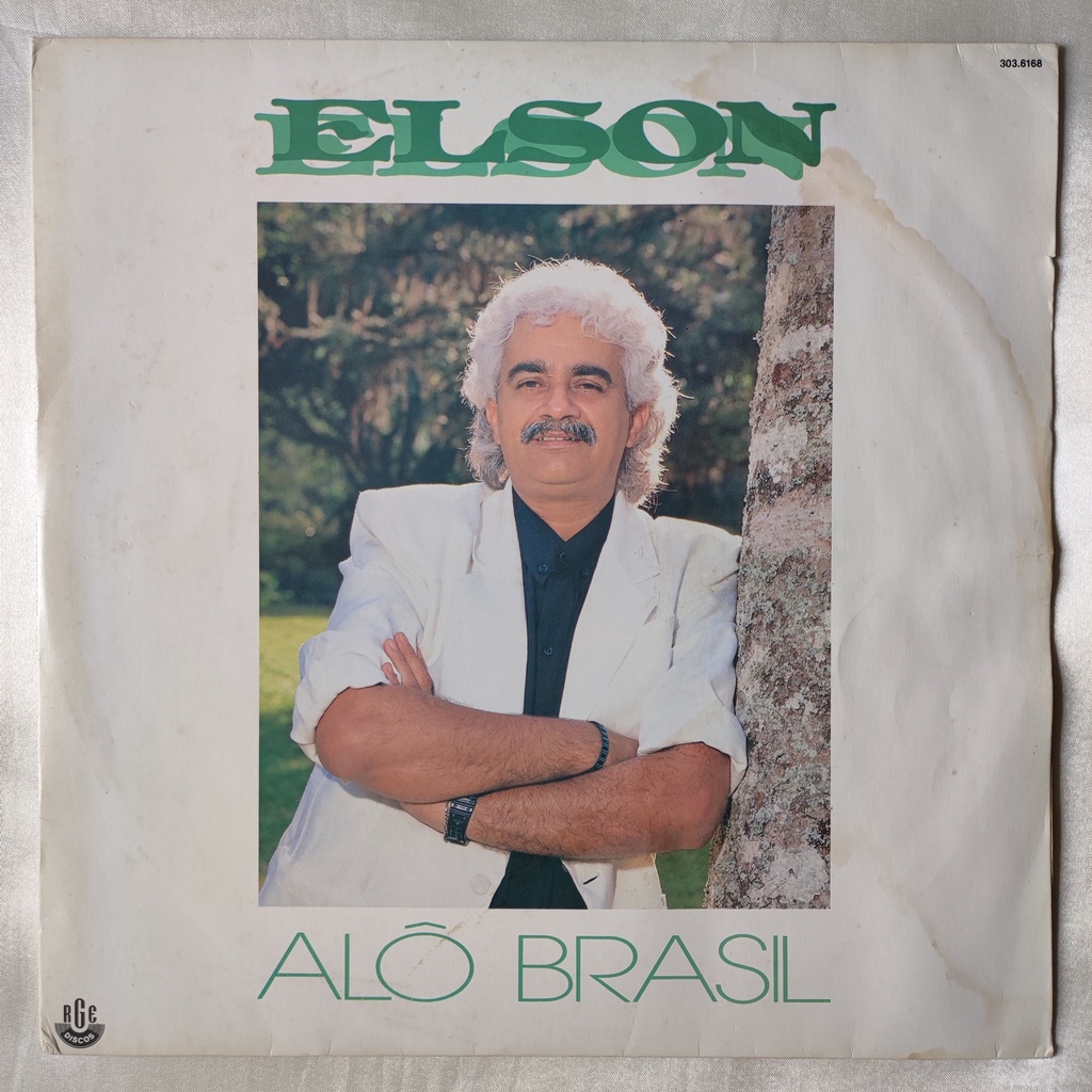 DISCO DE VINIL LP - ELSON – ALÔ BRASIL (1989)