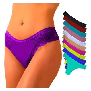 Kit com 10 Calcinhas de Lateral de Renda Sexy e Confortável calcinha com renda calcinha em renda calcinha fio dental com renda calcinha fio dental renda calcinha renda lateral calcinha renda sexy calsinha tanga com renda kit 1o calcinhas kit com 10 calcin