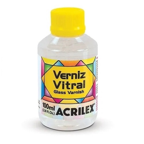 Verniz Vitral Incolor Acrilex 100ml Transparente Brilhante Original em Oferta na Shopee