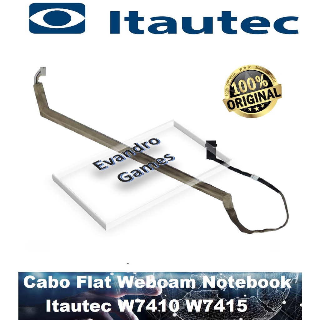 Cabo Flat Webcam Notebook Itautec W7410 W7415 (2049)