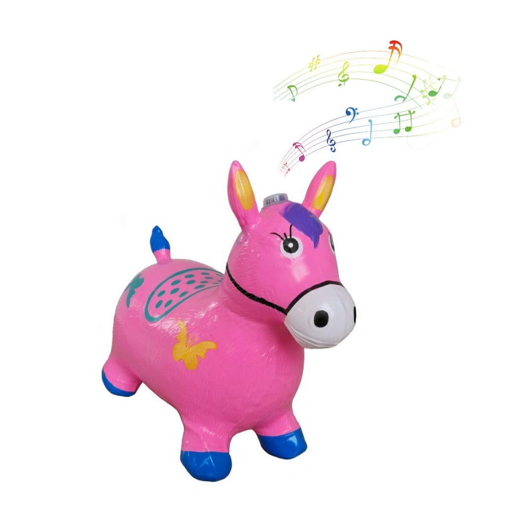Cavalo Pula Pula Brinquedo Infantil Cavalinho Upa Upa Rosa | Shopee Brasil