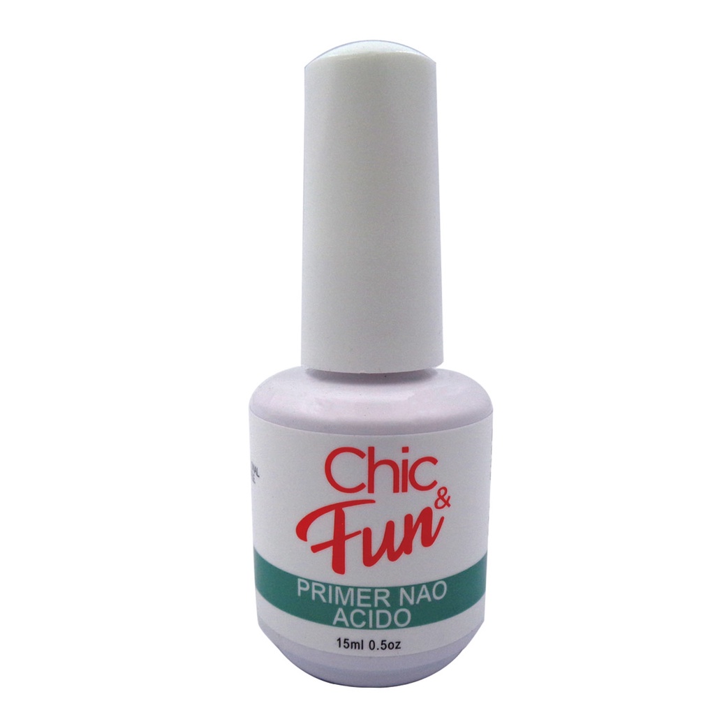Primer Sem Ácido Unhas Gel 15ml - Chic & Fun - Com Registro Anvisa