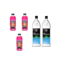 03 Aditivo Radiador Concentrado 02 agua desmineralizada