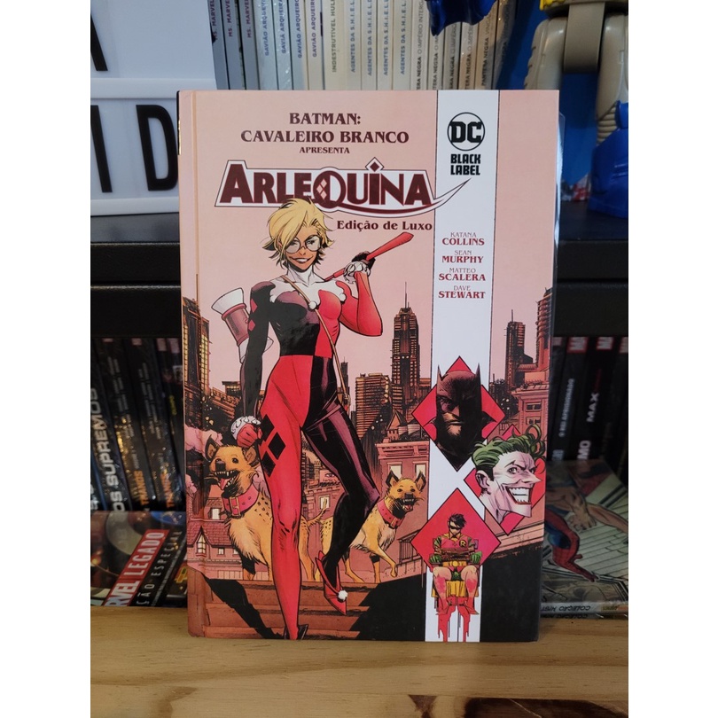 HQ Batman Cavaleiro Branco Apresenta Arlequina (Capa Dura) Katana Collins e Sean Murphy