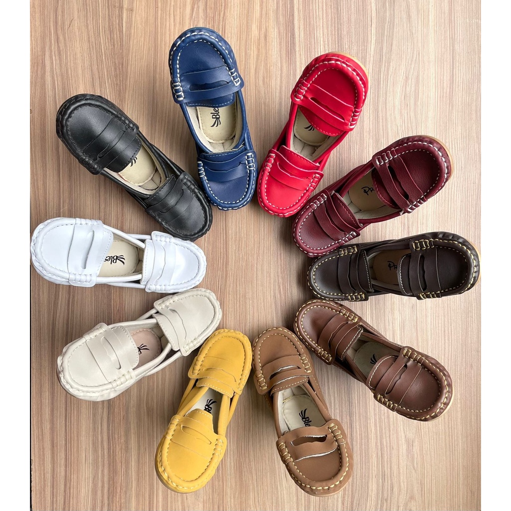 Sapato Menino Modelo Mocassim Várias Cores