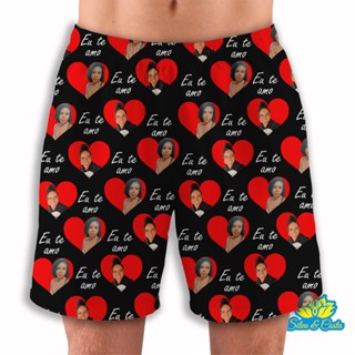 Samba-Canção com Foto Shorts Masculino Pijama