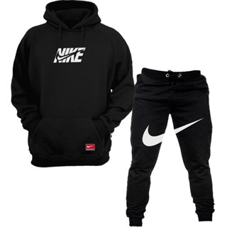 Conjunto blusa de frio + calça moletom esportivo masculino e feminino Promoção lançamento