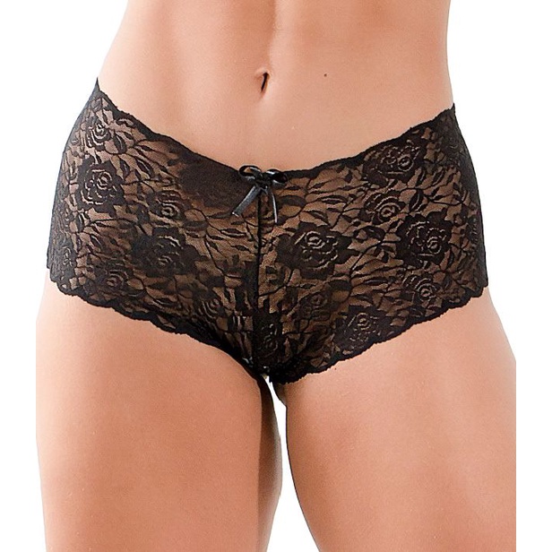 Calcinha Caleçon Shortinho SexyShop Sensual Renda Noite Quente Atraente  ATACADO