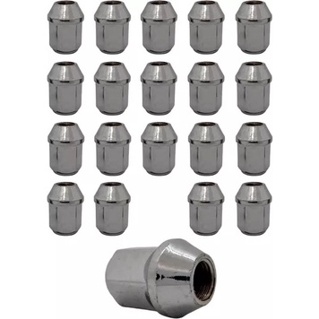 20 Porcas Rodas Pick-up F1000, F100 Cromado em Oferta na Shopee