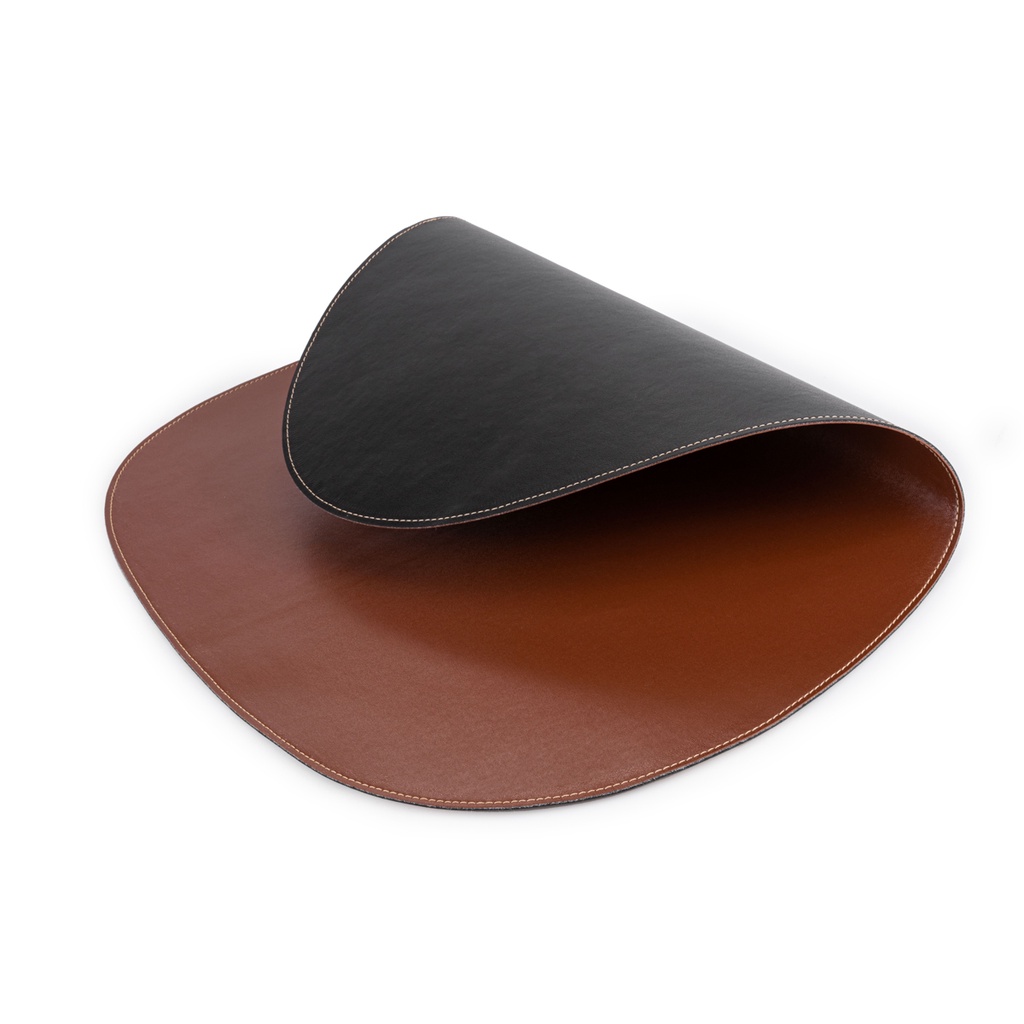 Kit 8 Jogos Americano Em Couro Costurado Mesa Posta em Oferta na Shopee