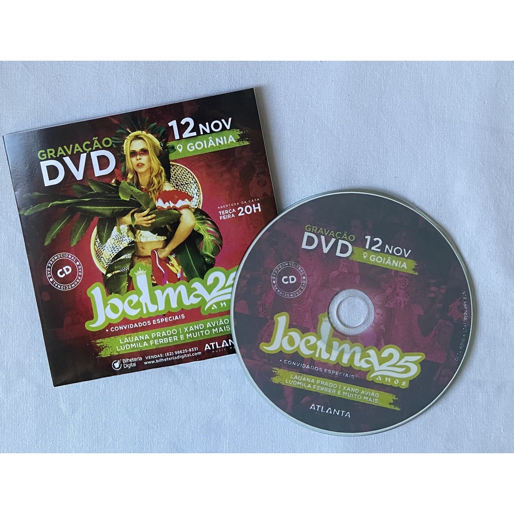 CD Joelma promocional Goiânia - Gravação do DVD