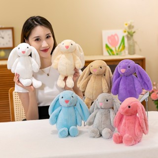 Brinquedo De Pelúcia De Coelho Fofo De 30cm Com Orelhas Longas