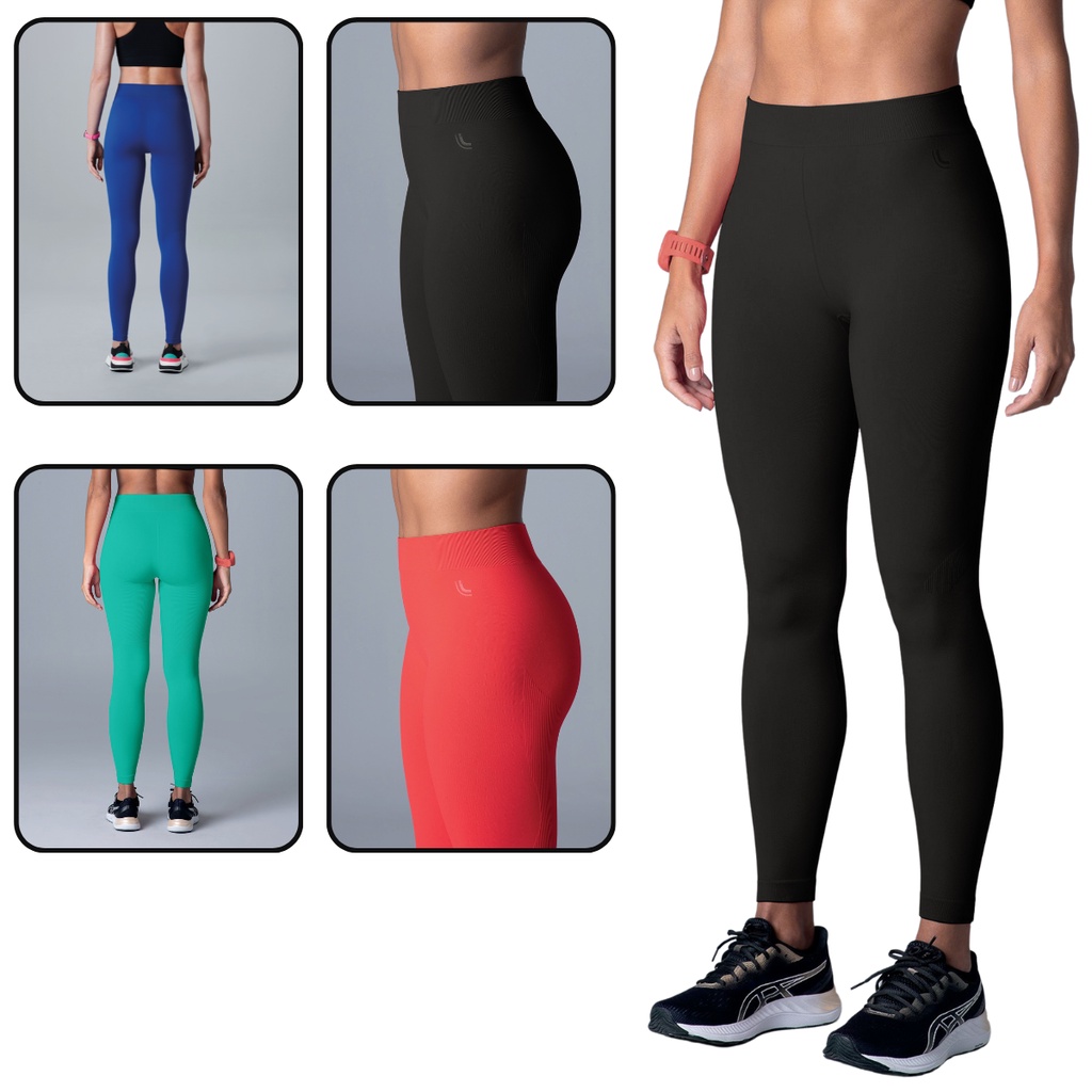Calca Legging Lupo Sport Modelo Up Control Silicone Firmador no Cos Sem Costura Seamless Dry em Oferta na Shopee