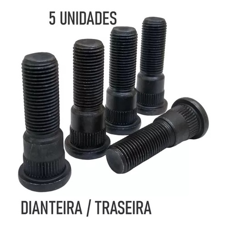 Prisioneiro Roda Jeep Rural F75 F1000 F100 5 Peças