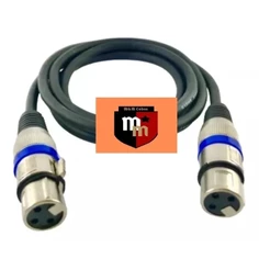 Cabo Xlr Fêmea X Xlr Fêmea 1m BALANCEADO KANON M&M Cabos