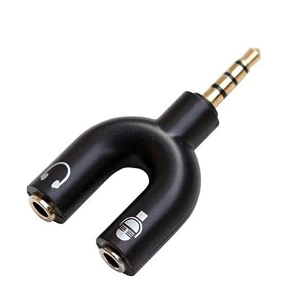 ADAPTADOR Y PARA FONE HEADSET MICROFONE E ÁUDIO P2 / P3