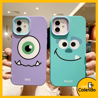 Capinha Protetora Novo Design Lindo de Personagens Mike Wazowski e Sulley de Desenho Animado Infantil para iPhone - 14 Plus | 14 Pro/Pro Max | 11/12/13 Pro/Pro Max | X/XR/XS Max