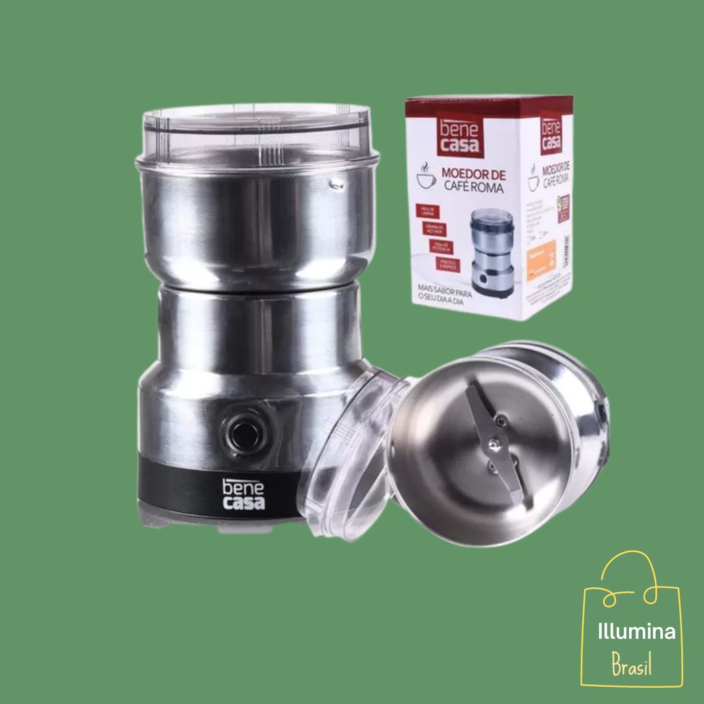 Moedor de café e grãos Elétrico - 127v E 220V - BENE CASA