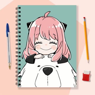 Caderno Universitário Personalizado Anime Spy x Family Anya 1 mat 96fls, 5 mats 120fls, 10 mats 160fls, 15 mats 180 fls em Oferta na Shopee