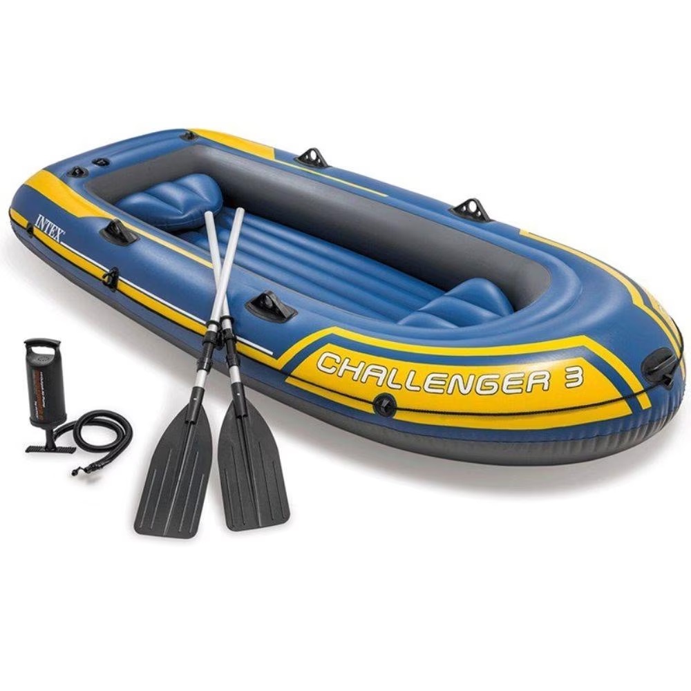 Bote Inflável Challenger 3 Set Com Acessórios - Intex 68370 em Oferta na Shopee