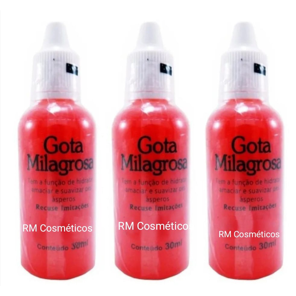 kit 12 Gotas milagrosas para os pés rachaduras ressecamento