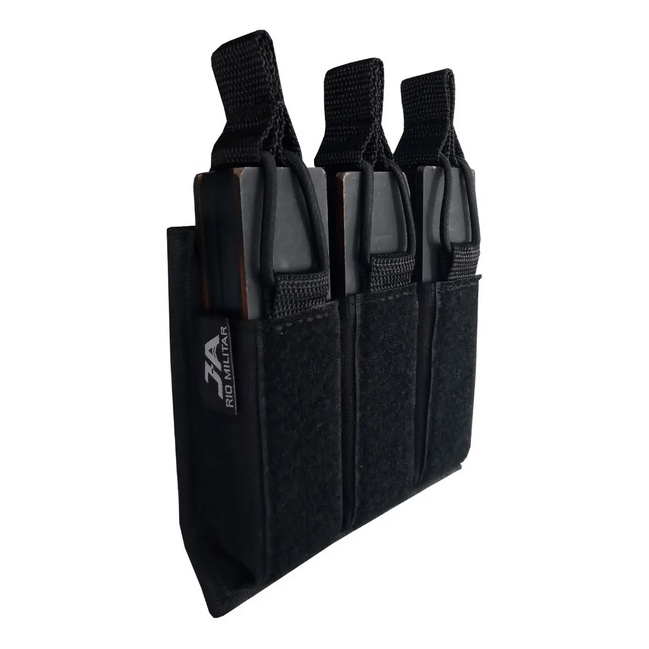 Porta Carregador De Pistola Triplo Modular J.a Rio Militar em Oferta na Shopee