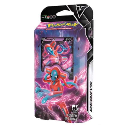 Deck Pokémon Batalha V - Deoxys V Novo Copag