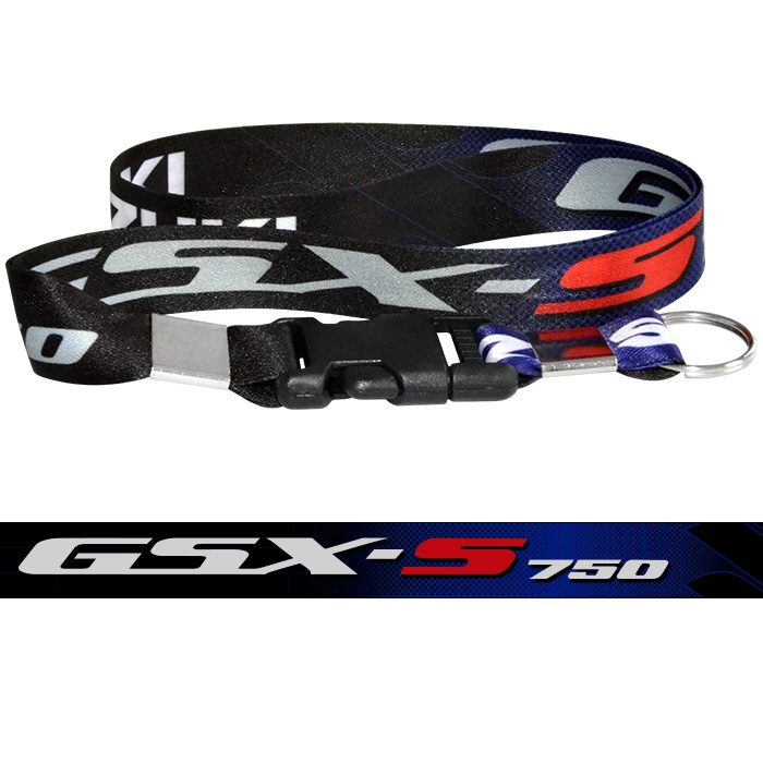 Chaveiro Cordão Com Fecho Moto Suzuki Gsx-s750