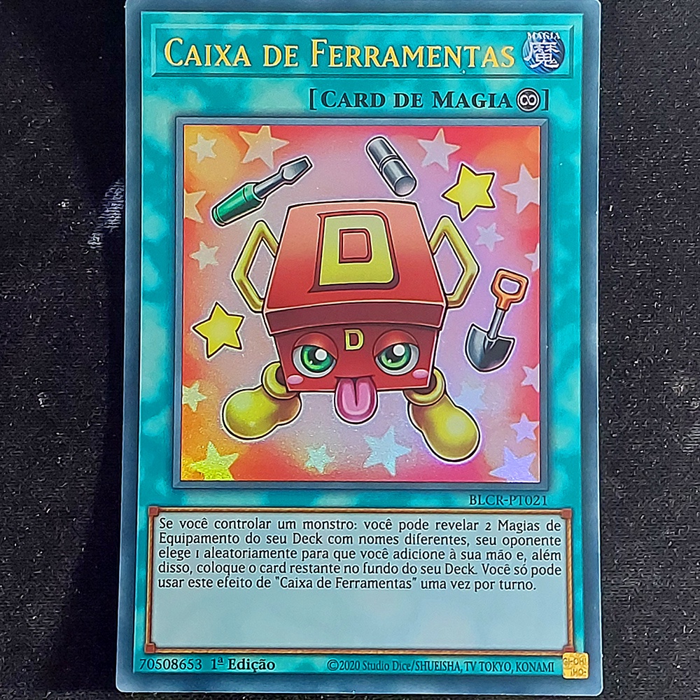 Caixa De Ferramentas Ultra RARO BLCR Yugioh Original