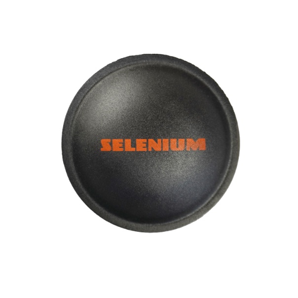 Protetor Selenium laranja para alto falante som automotivo