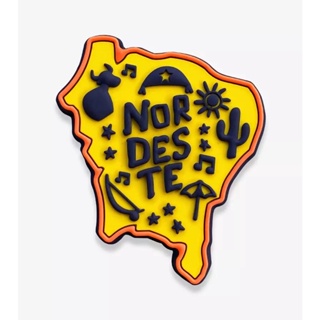 Ímã de Geladeira Nordeste Mapa Borracha 3D Cangaço Sol Sertão Souvenir Lembrança Viagem em Oferta na Shopee