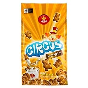 Biscoito Portugues Circus Vieira De Castro Com Mel 300 G