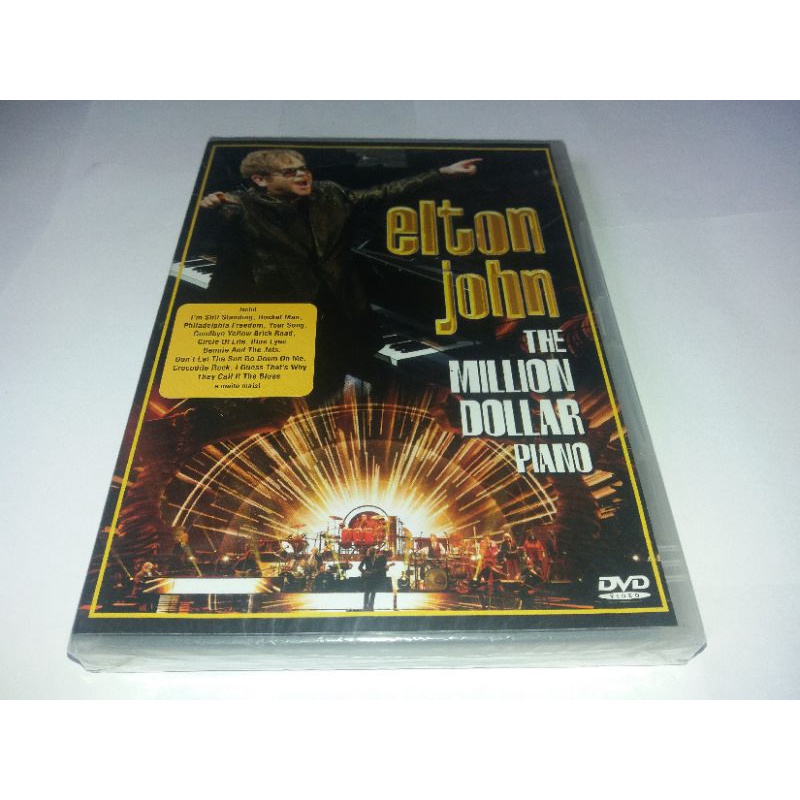 Dvd - Elton John - The Million Dollar Piano - 2014 - Oficial - Lacrado