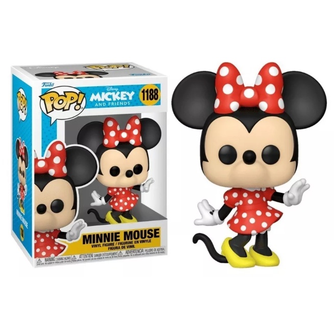 FUNKO POP DISNEY MICKEY AND FRIENDS MINNIE MOUSE 1188 NOVO ORIGINAL em Oferta na Shopee