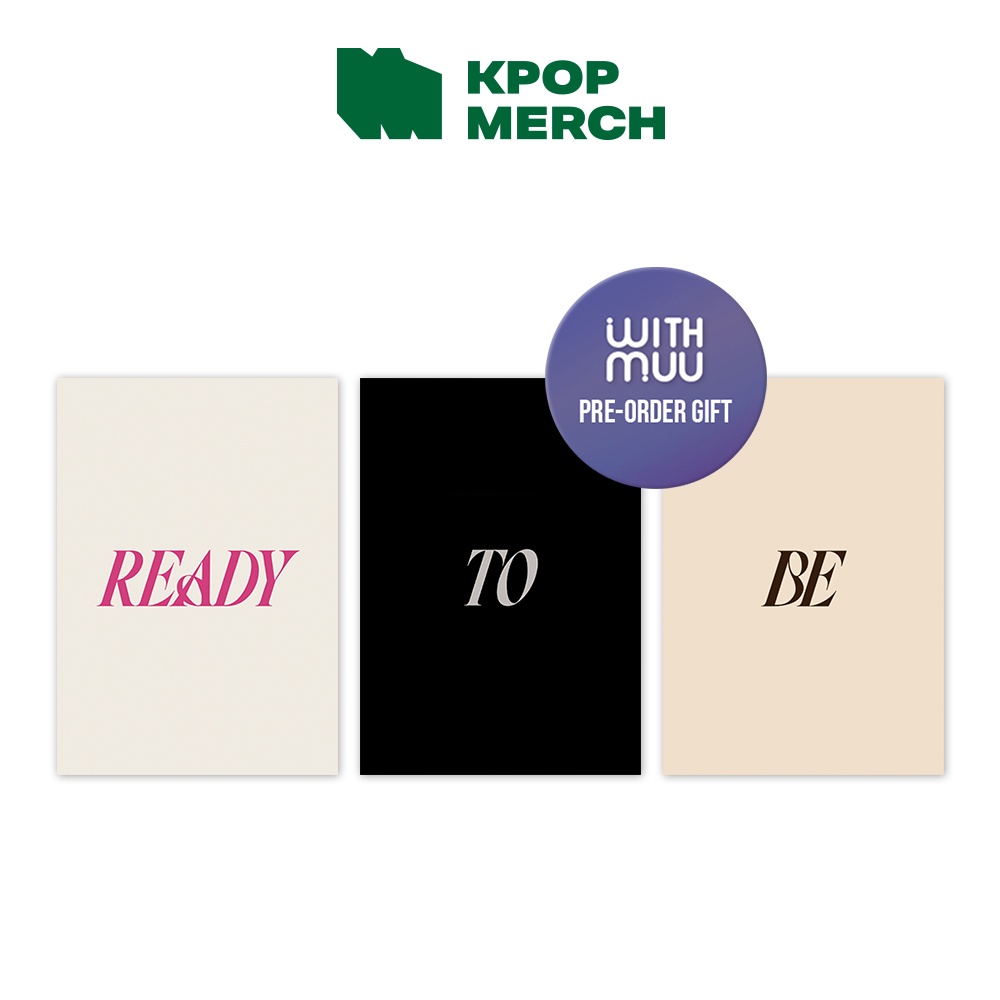 (Withmuu POB) TWICE-12o Mini Álbum [Ready to be]