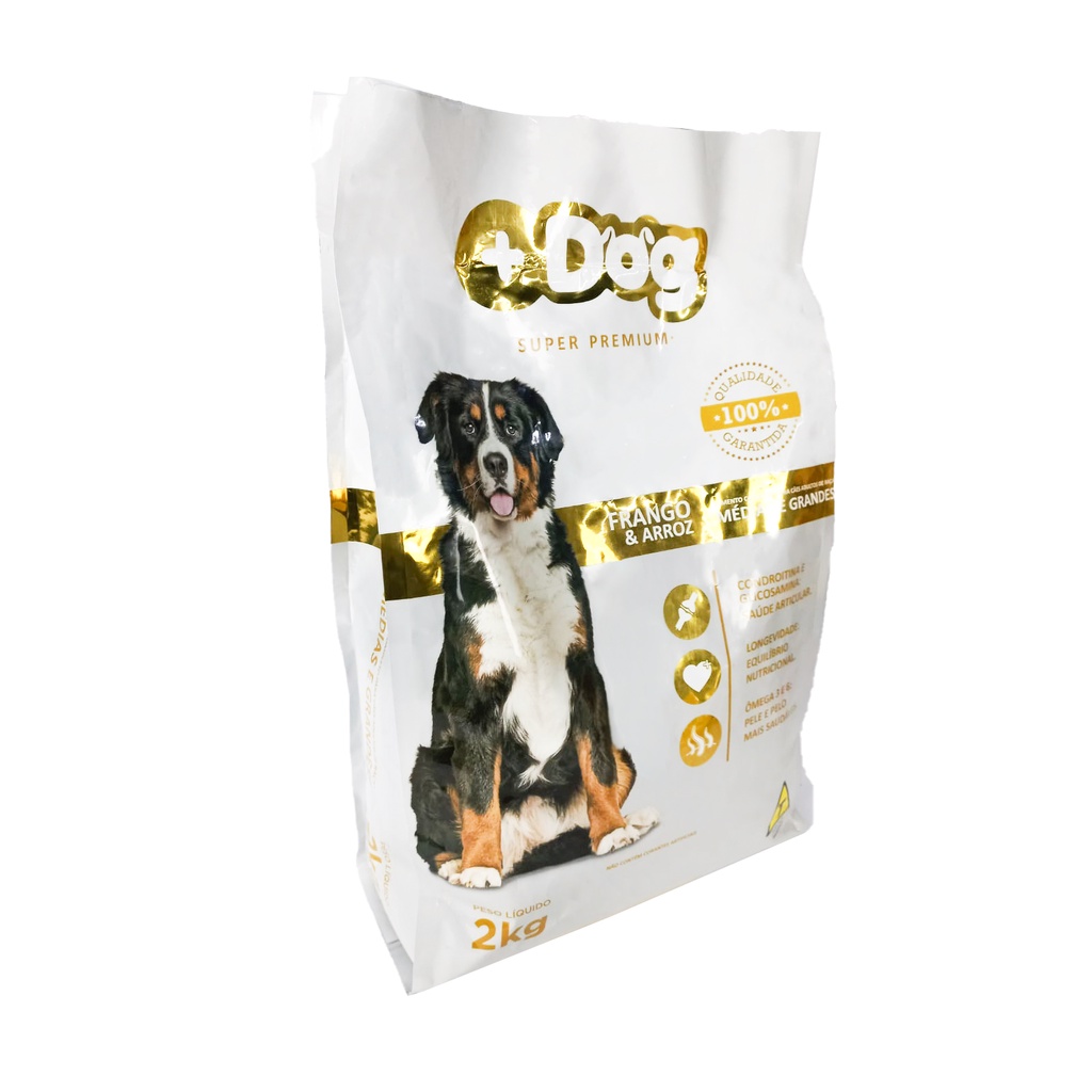 Ração Mais Dog Para Cães Super Premium Raças Médias Grandes 2kg