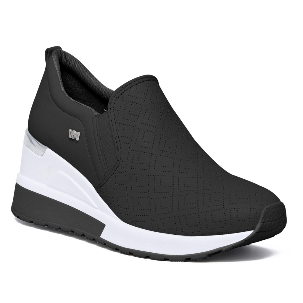 TÊNIS SLIP ON CONFORTÁVEL SOLA ALTA ANABELA VIA MARTE ORIGINAL