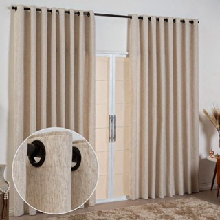 Cortina Luxo De Linho 6 00 X 2 70 Esticado